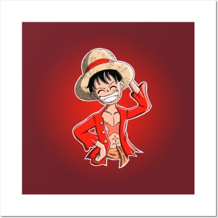 Monkey D. luffy Posters and Art